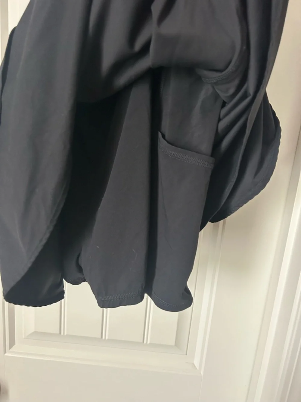Black Tiered Sleeveless athletic dress - Picture 3 of 5